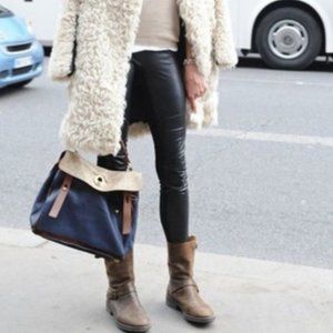 J. CREW Leather and Suede Boots